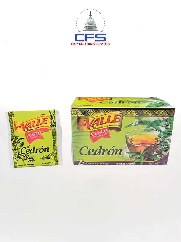 [VAL00114502] DEL VALLE CEDRON TEA 1/32BOX/25G (PERU)