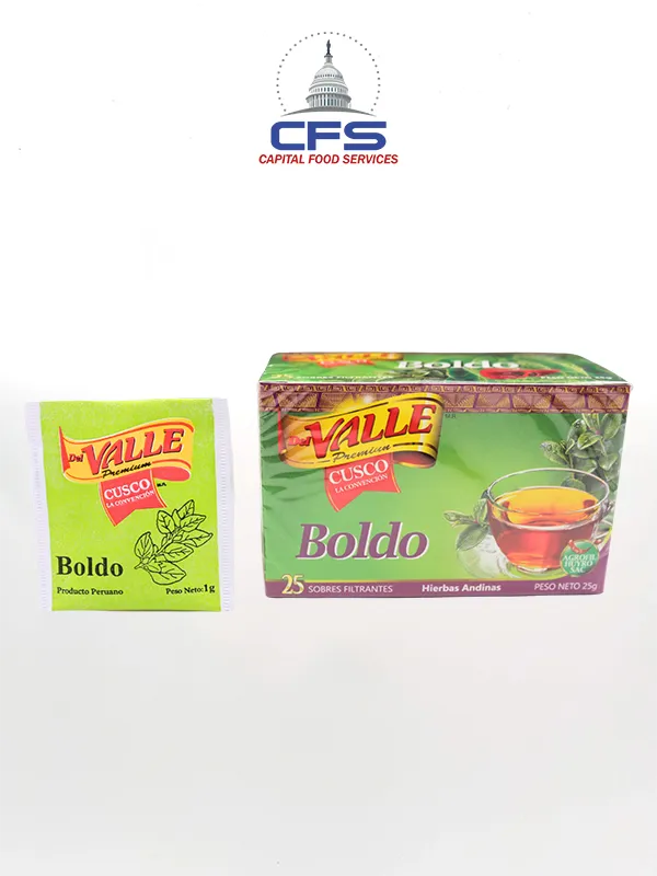 [VAL00114504] DEL VALLE BOLDO TEA 1/32BOX/25G (PERU)