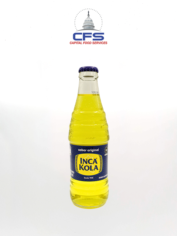 [20250925] INCA KOLA ORIGINAL SODA GLASS (PERU) 1/24UNI/300ML