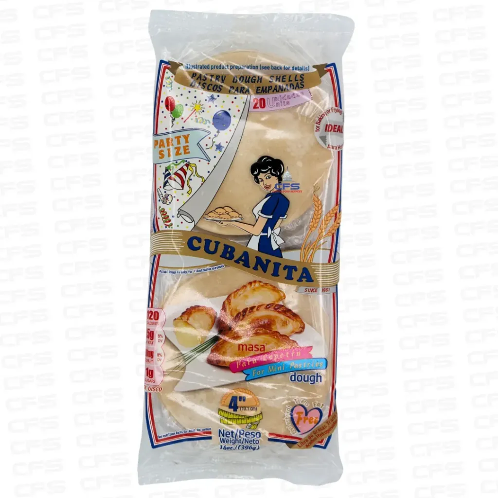 [1203202501] CUBANITA DISCO EMPANADA COPETIN PARTY SIZE 4" 1/16/20unit/14oz