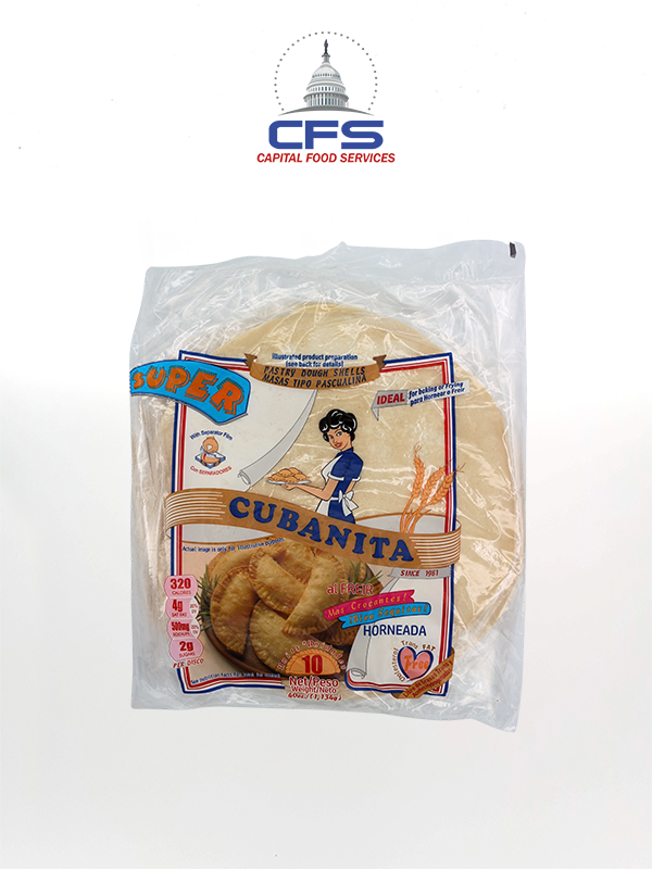 [1203202505] CUBANITA DISCO EMPANADA SUPER 1/12/10unit/40oz