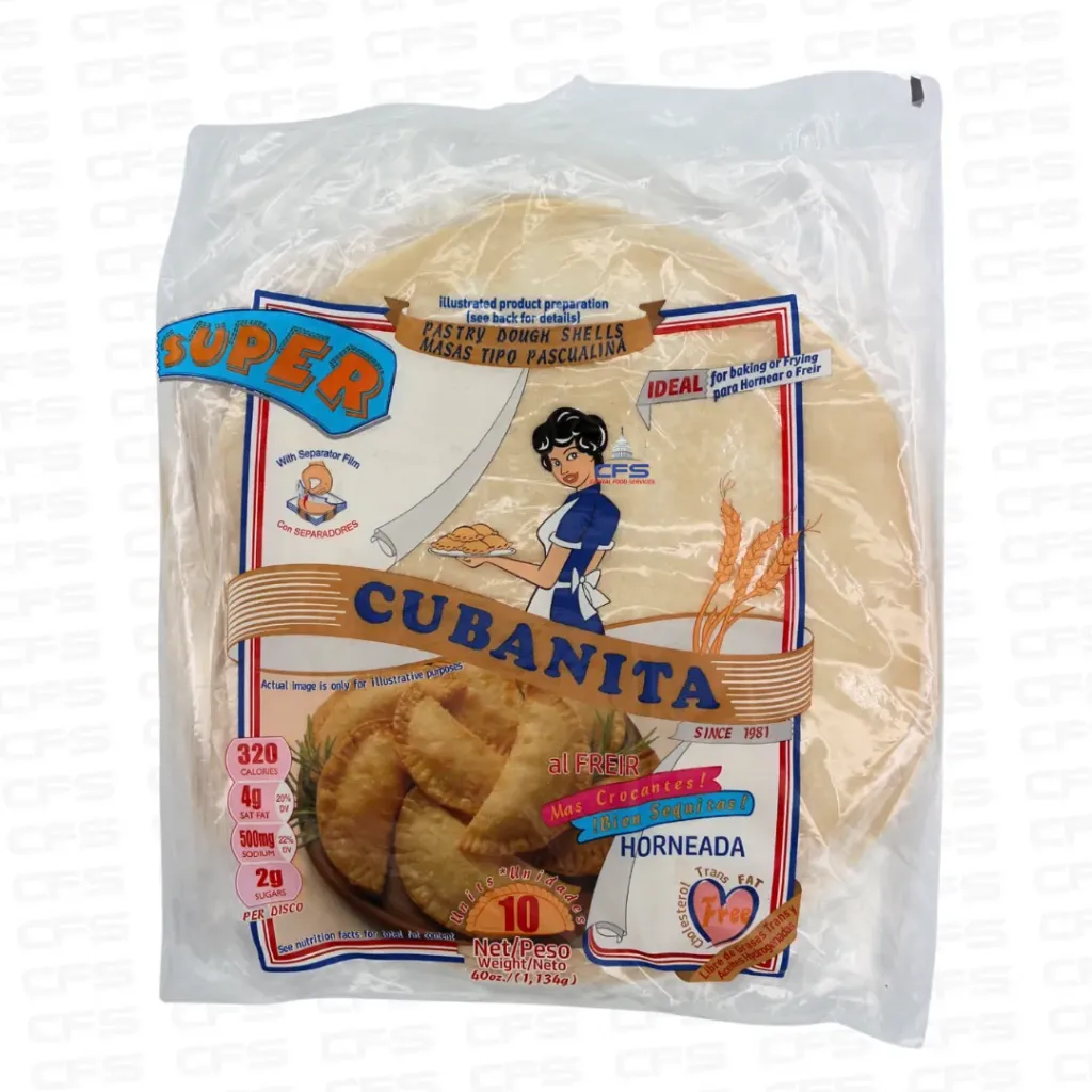 [1203202505] CUBANITA DISCO EMPANADA SUPER 1/12/10unit/40oz