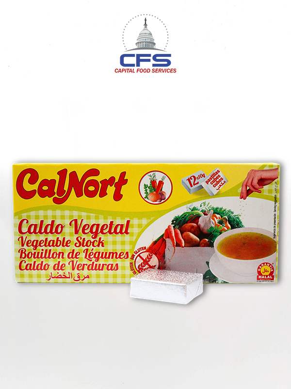 CALNORT VEGETABLE 1/24PAQ/12CUBES/10G