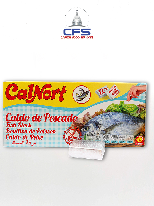 CALNORT FISH 1/24PAQ/12CUBES/10G