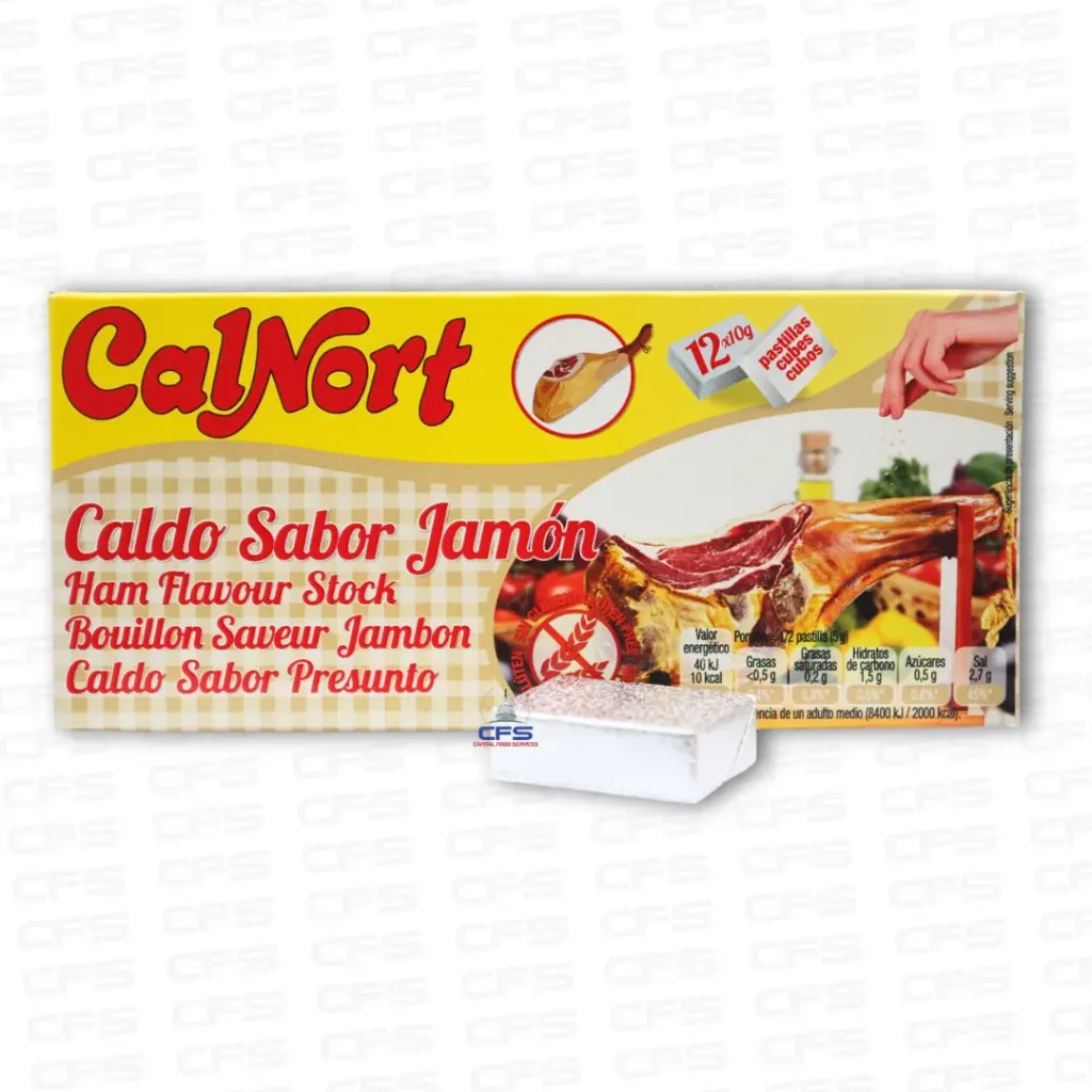 [84121640200012] CALNORT HAM 1/24PAQ/12CUBES/10G