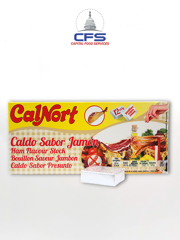 [84121640200012] CALNORT HAM 1/24PAQ/12CUBES/10G
