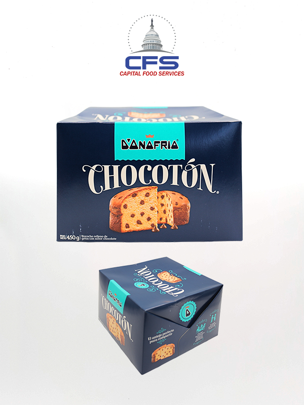 [1879] DONOFRIO PANETON CHOCOTON (107BO)(PERU) 6 UNI X 450 GR / BOX