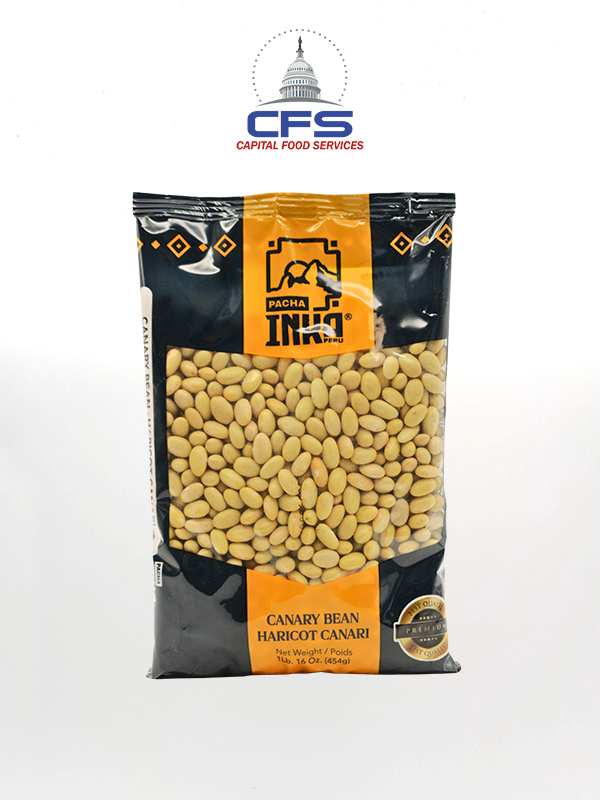 [1615666999175V] PACHA INKA FRIJOL CANARIO 1/24unit/1lb (PERU)
