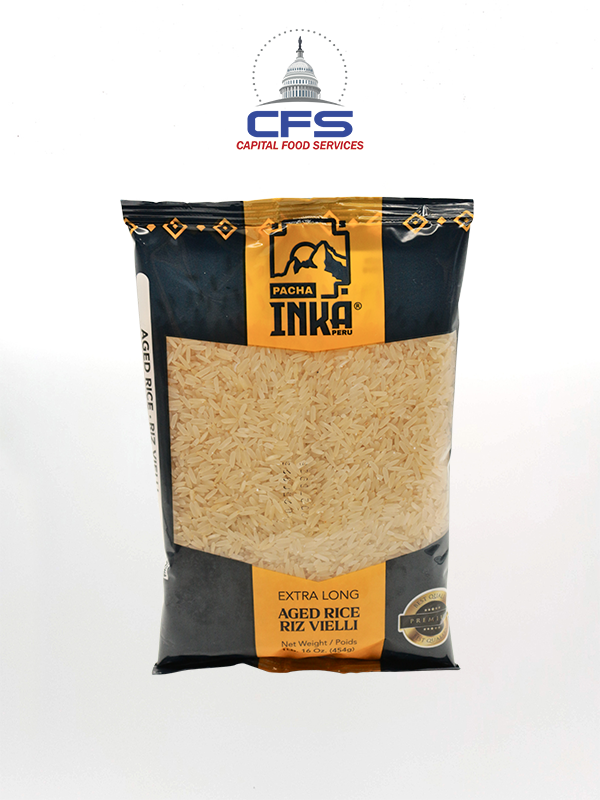 [615666997207] PACHA INKA ARROZ ANEJO GRANO LARGO (PERU) 1/24/454g