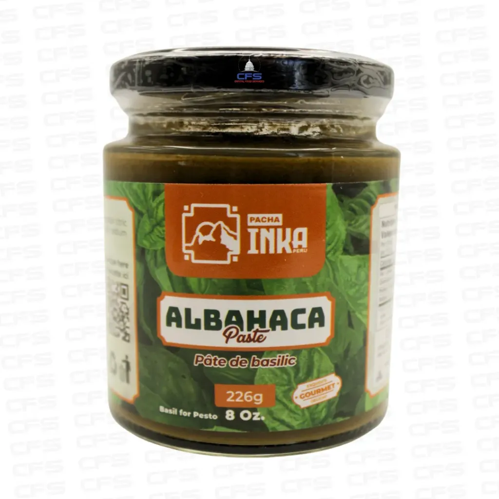 [8914] PI ALBAHACA PASTE 1/12UN/8OZ (PERU)