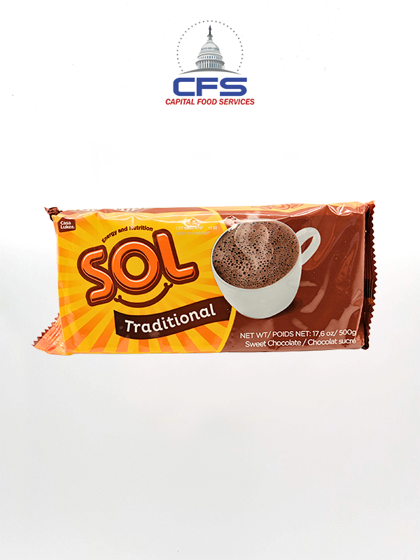 [2959] SOL CHOCOLATE SWEET 1/10/17.6oz/500gr