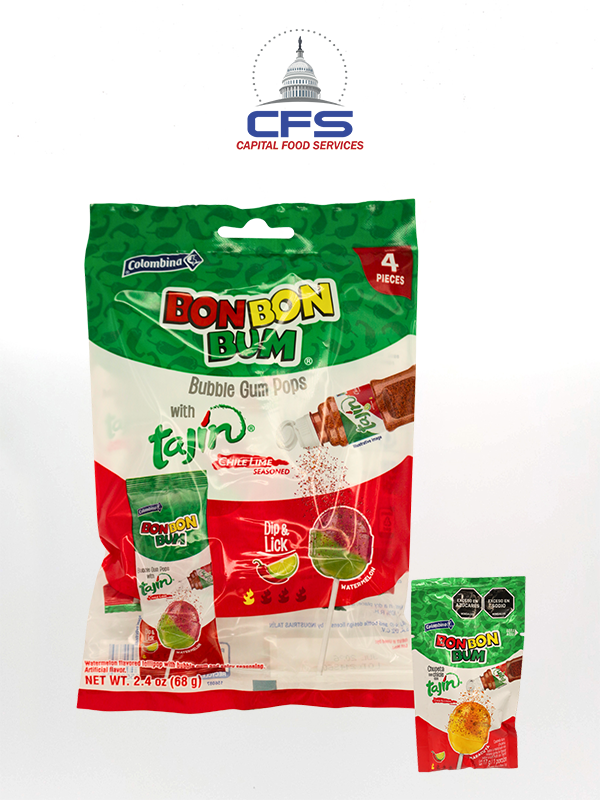 [GDC35593] COLOMBINA BONBONBUM TAJIN SANDIA 1/12bags/4unit/68gr (COL)