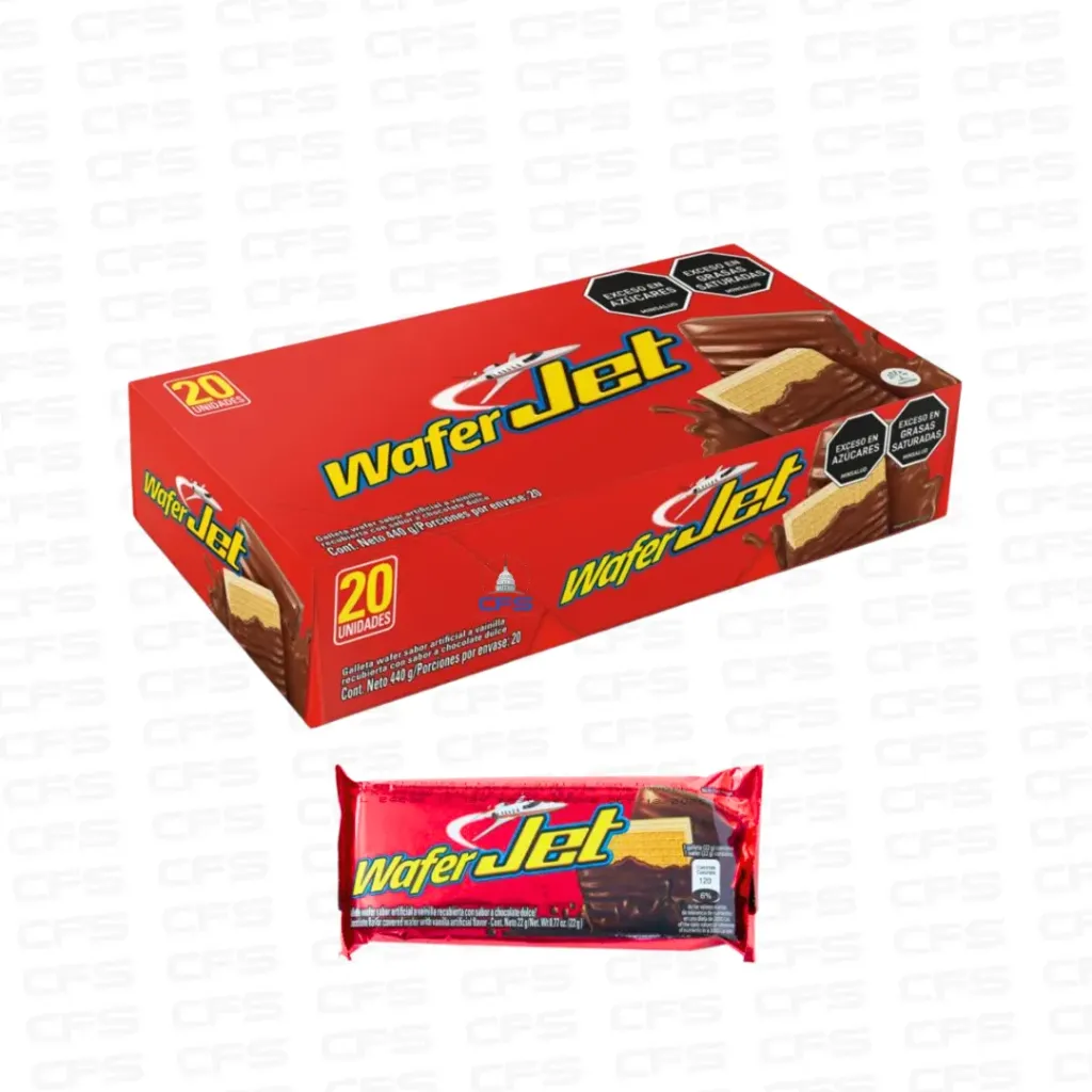 [4024] JET WAFER 1box/20unid/440gr (COL)