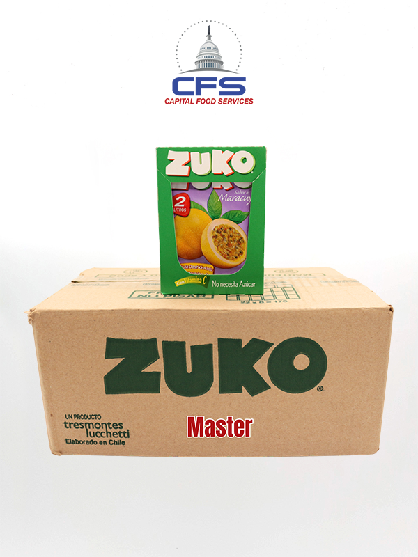 ZUKO MARACUYA INSTANTANEO (PERU) 1BOX/8DISP/12UNI X 15GR