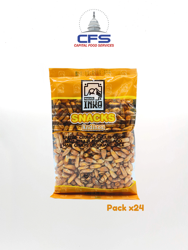 [PI3232] PACHA INKA MAIZ CHULPE SNACK 1BOX/24UN/135G (PERU)