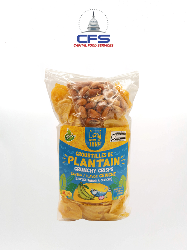 [PI4353] PACHA INKA CHIFLES (CV) CEVICHE SPICY PLANTAIN CHIPS 1BOX/8UN/150G (PERU)