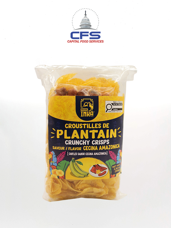 [PI4354] PACHA INKA CHIFLES (CA) CECINA AMAZONICA SPICY PLANTAIN CHIPS 1BOX/8UN/150G (PERU)