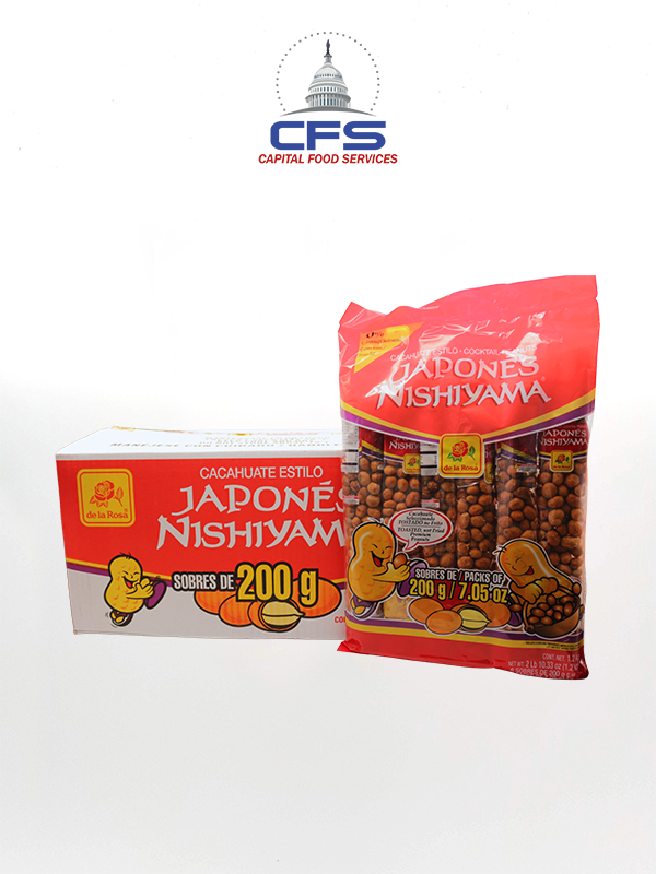 [000925] DE LA ROSA (MASTER X 12) CACAHUATE JAPONES 200grs