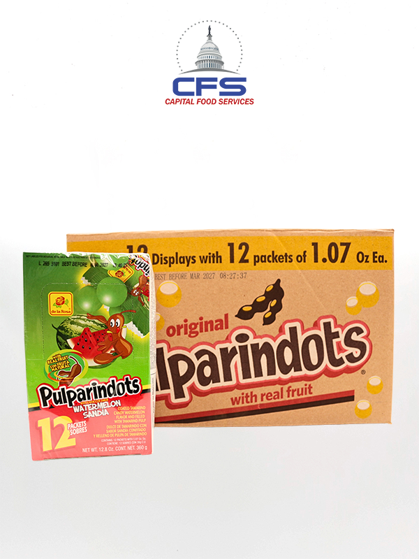 [002124] DE LA ROSA (MASTER 12 BOX) PULPARINDOTS SANDIA 12/12.8oz