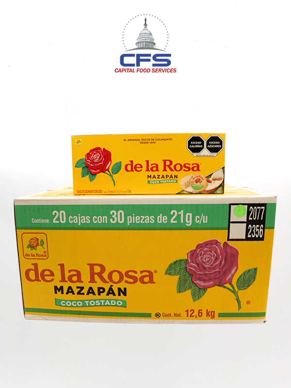 [002356] DE LA ROSA (MASTER 20BOX) MAZAPAN COCO 30/630g