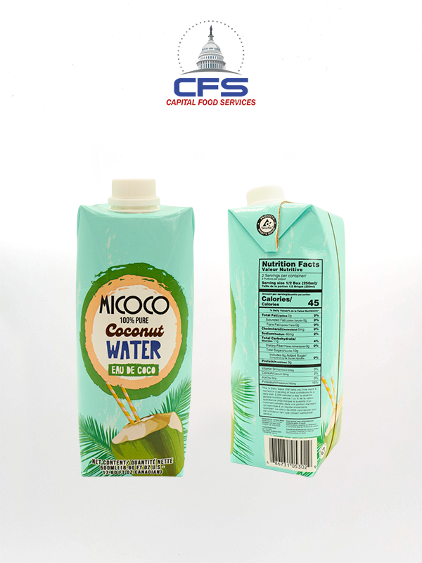 [11701023] MICOCO COCONUT WATER CAN W/PULP 12/500ml