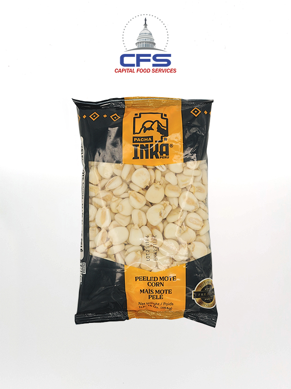 [16156669992499] PACHA INKA MAIZ MOTE PELADO/ PEELED MOTE CORN 1box/20unit/1Lb