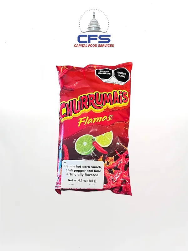 [1909202501] SABRITAS CHURRUMAIS FLAMAS GRANDE 1/30 Package/185g