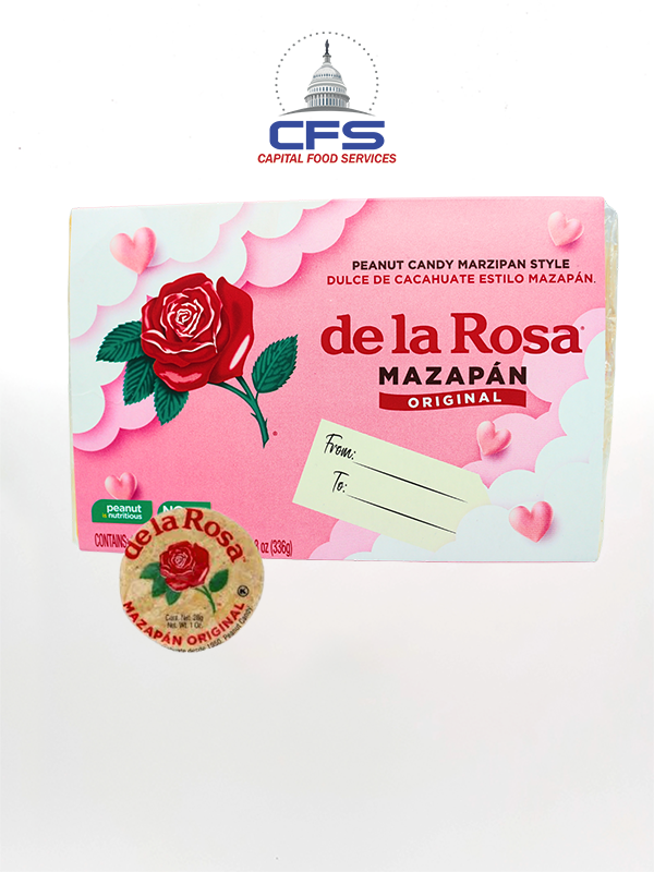 DE LA ROSA MAZAPAN SAN VALENTIN 4box/12unit/336gr (2921)