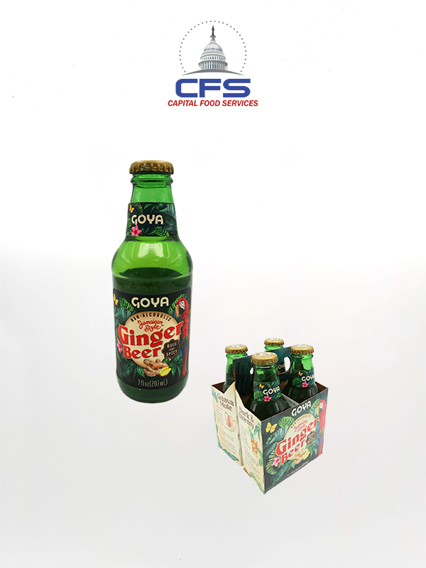 [4003] 4003 GOYA GINGER BEER JAMAICAN STYLE 6/4PK
