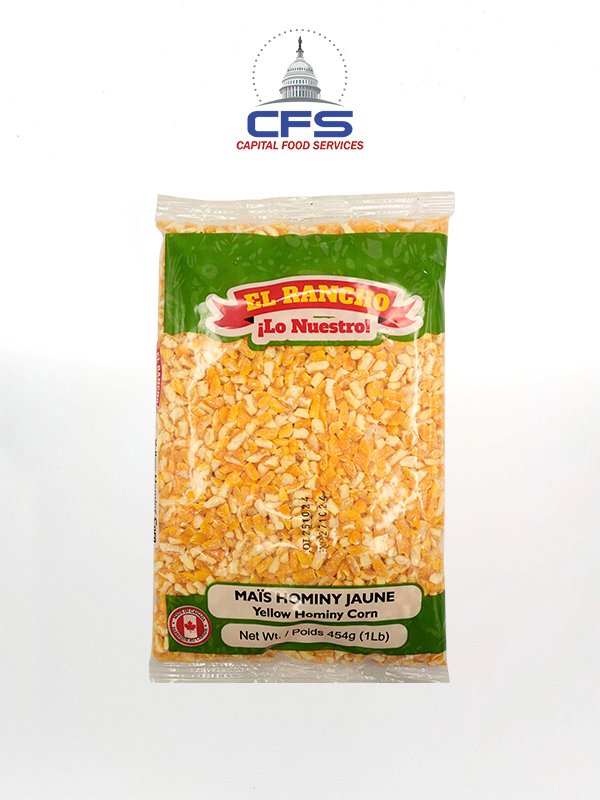 [9096] ER MAIZ TRILLADO AMARILLO / YELLOW HOMINY 1/24/16oz/454gr