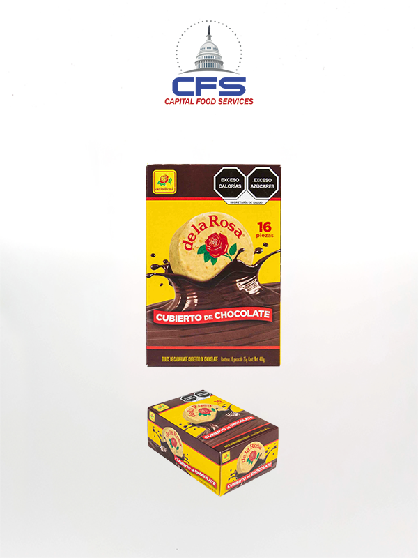 [DLR516] DE LA ROSA MAZAPAN CHOCO (2820) 4box/16unit/400gr