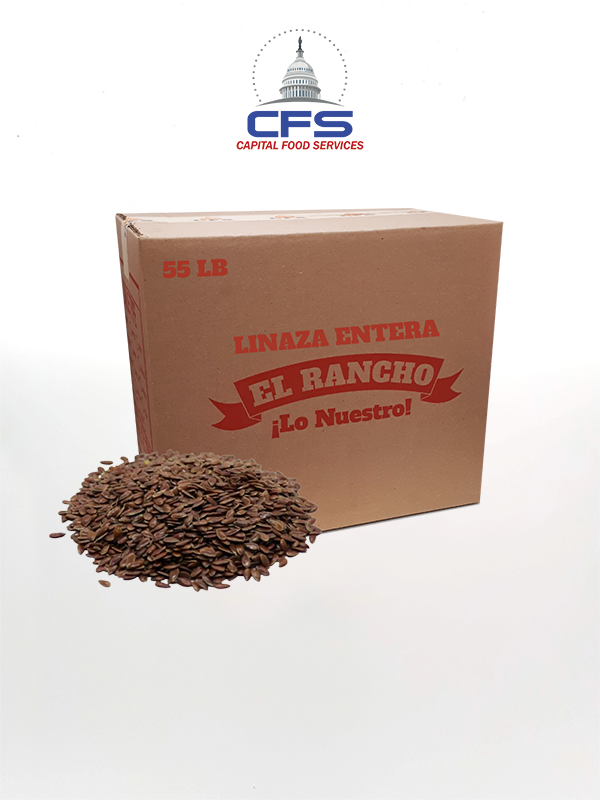 [FS150T] ER LINAZA SEMILLAS ENTERA FLAX SEEDS 1/55Lb