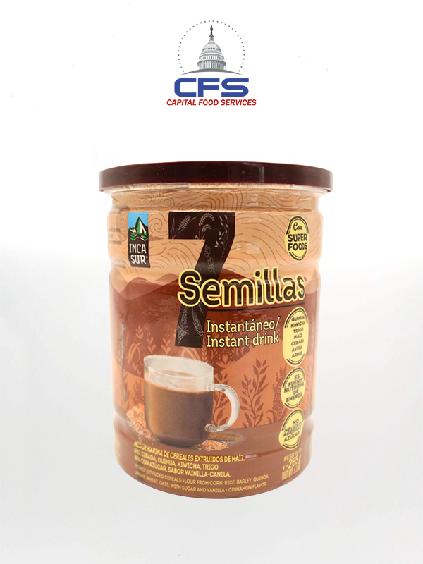 [4568] BEBIDA INSTANTANEA 7 SEMILLAS INCA SUR 1BOX/8UN/265G (PERU)