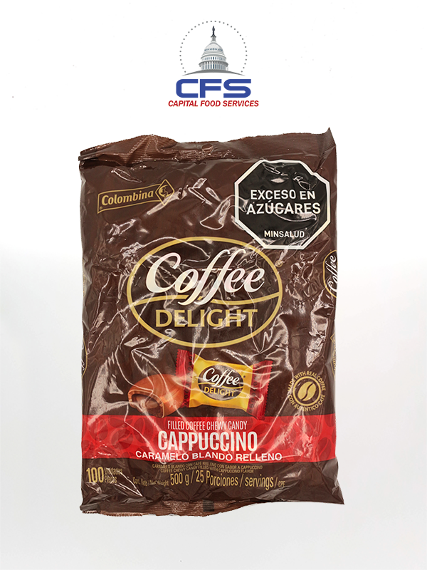 [5511] COLOMBINA COFFEE DELIGHT CAPUCCINO 1bag/100unit/500gr