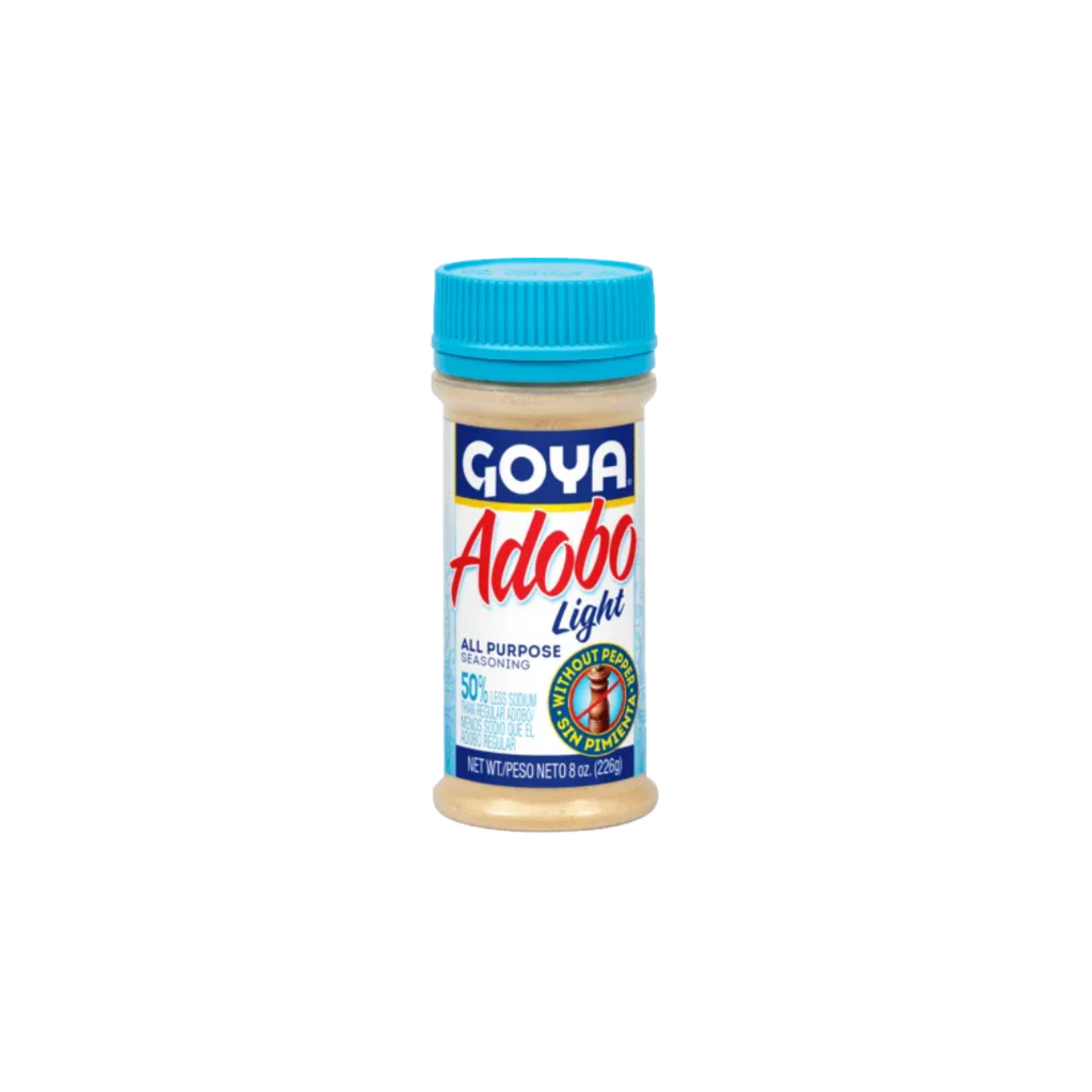 GOYA ADOBO LIGHT WITHOUT PEPPER (3839) (Tapa Azul Celeste) 1/24/8oz/226g