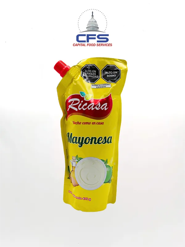 RICASA MAYONESA DOYPACK 1/6UN/475G (PERU)