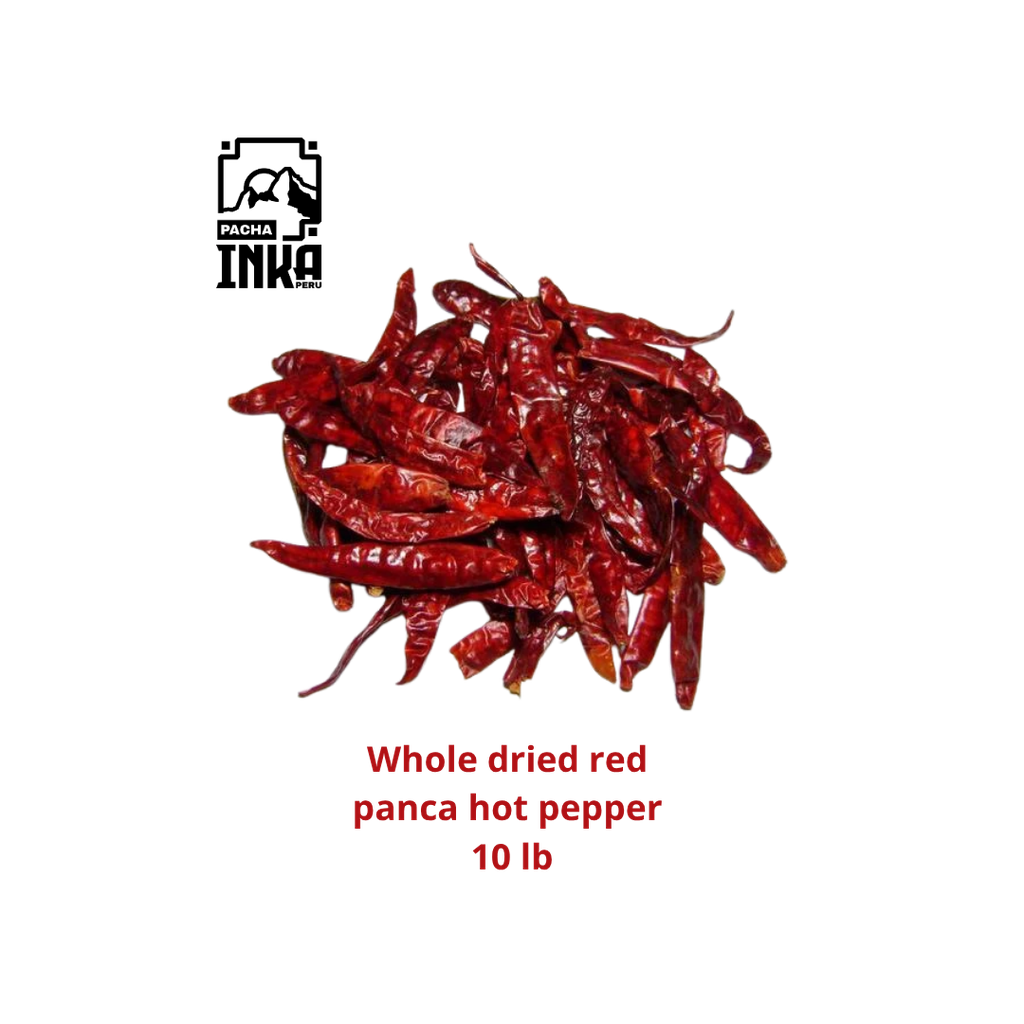PI WHOLE DRIED RED PANCA HOT PEPPER 1BAG/10LB (PERU)