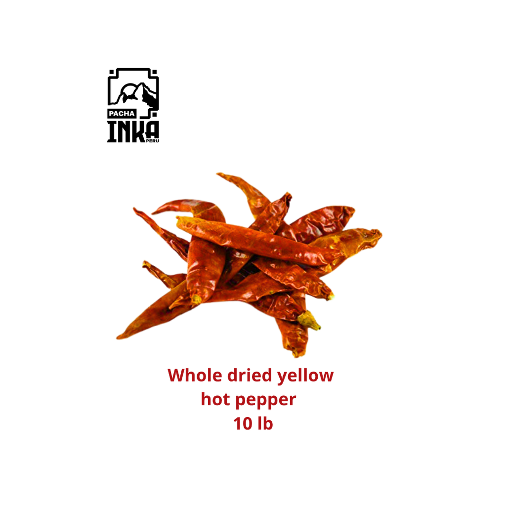 PI WHOLE DRIED YELLOW HOT PEPPER 1BAG/10LB (PERU)