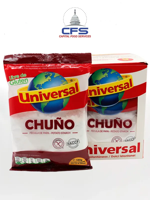 UNIVERSAL CHUNO POTATO STARCH 1DISP/9UN/180G (PERU)