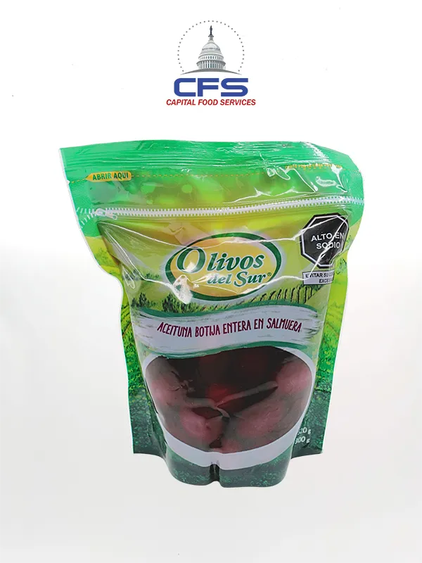 [0951] OLIVOS DEL SUR DOYPACK BLACK OLIVES WITH PIT 620 GR X 24 UN (PERU)