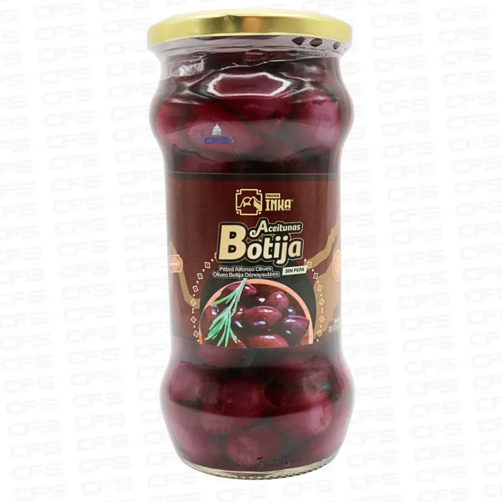 [PI9861] PI (ACEITUNAS) BOTIJA OLIVES WITHOUT PIT 20 OZ X 12 UN (PERU)